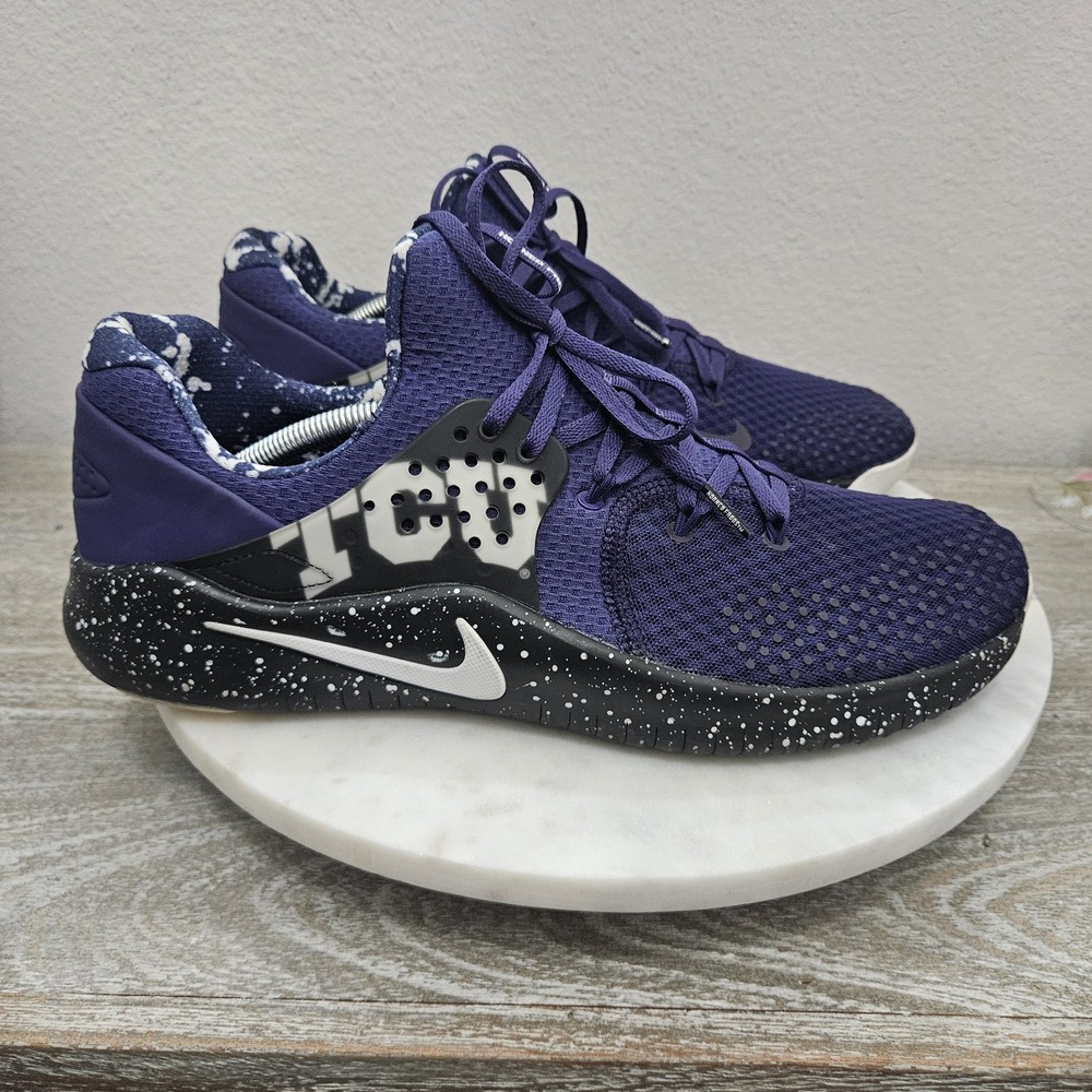 Nike Free TR 8 TCU Horned Frogs Running Shoes‎ AR0411 500 Purple Men's Sz 13 - Picture 5 of 14